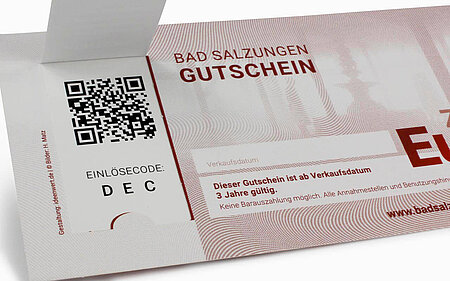 Gutscheincard mit Code