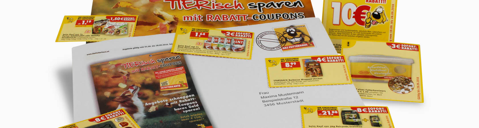 Mailing mit Couponbogen